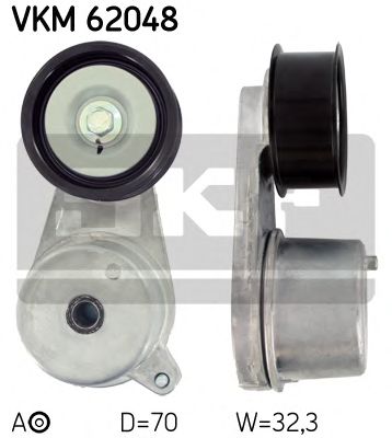 VKM 62048 SKF Ролик модуля натягувача ременя1